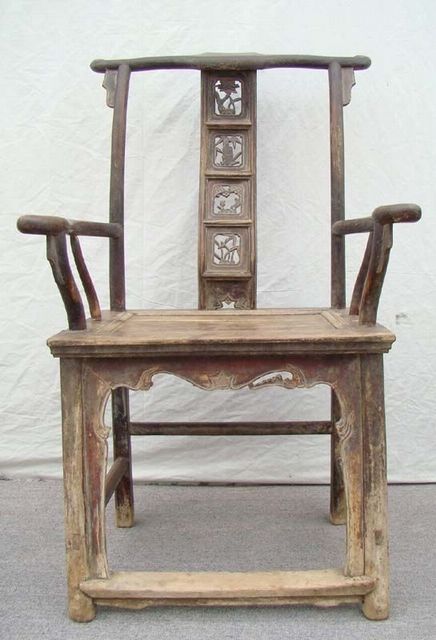 四出头官帽椅|Armchair with four protruding ends