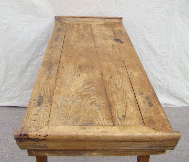 三抽翘头桌|table